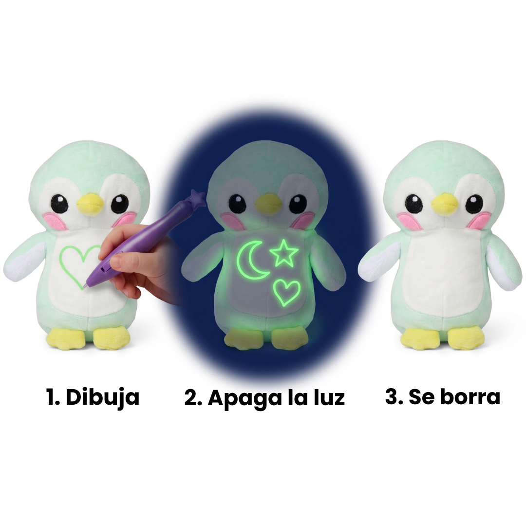 Peluche Dibuja y Brilla ChispaBaby